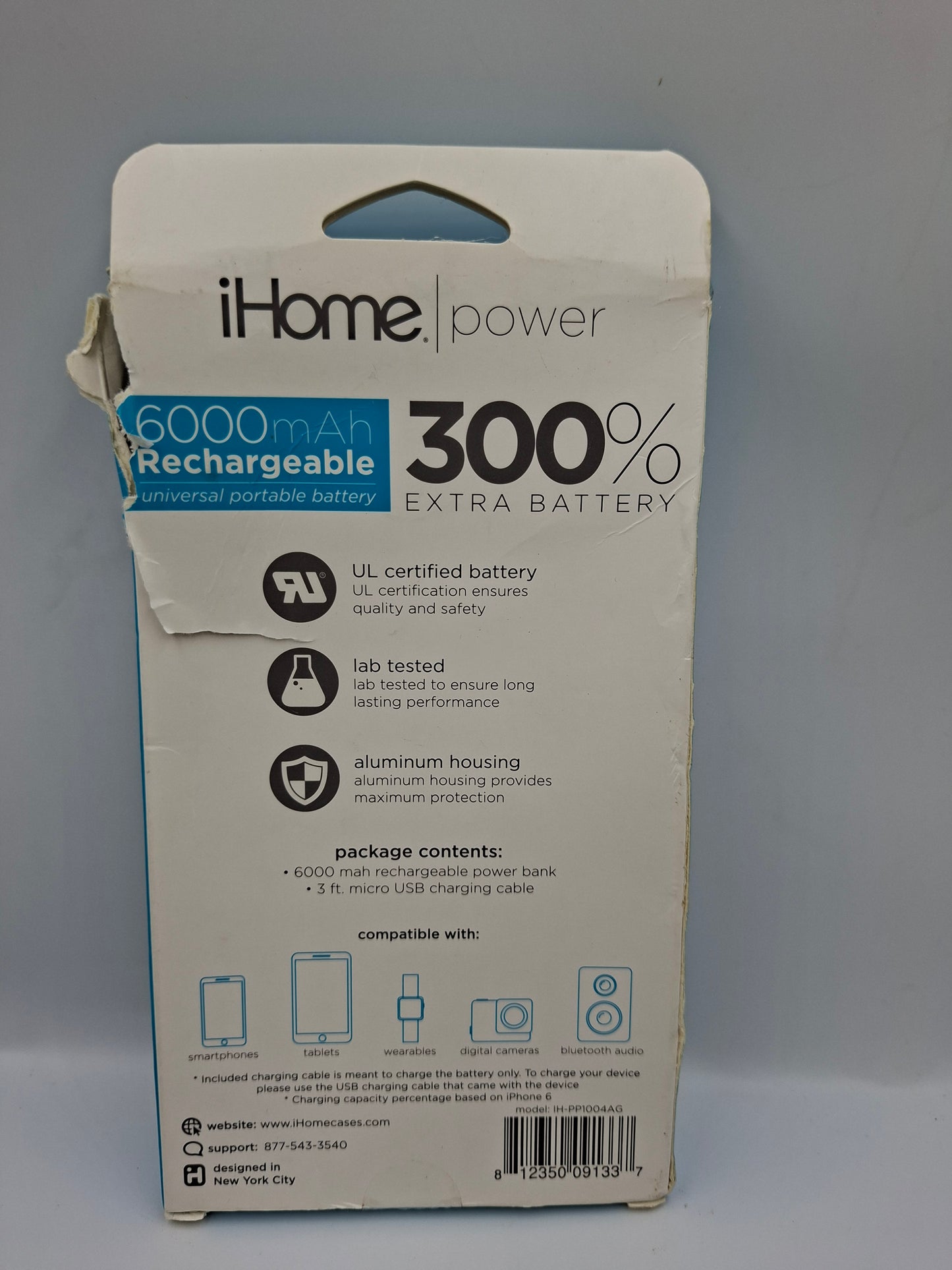 I HOME 6000 MAH POWER BANK