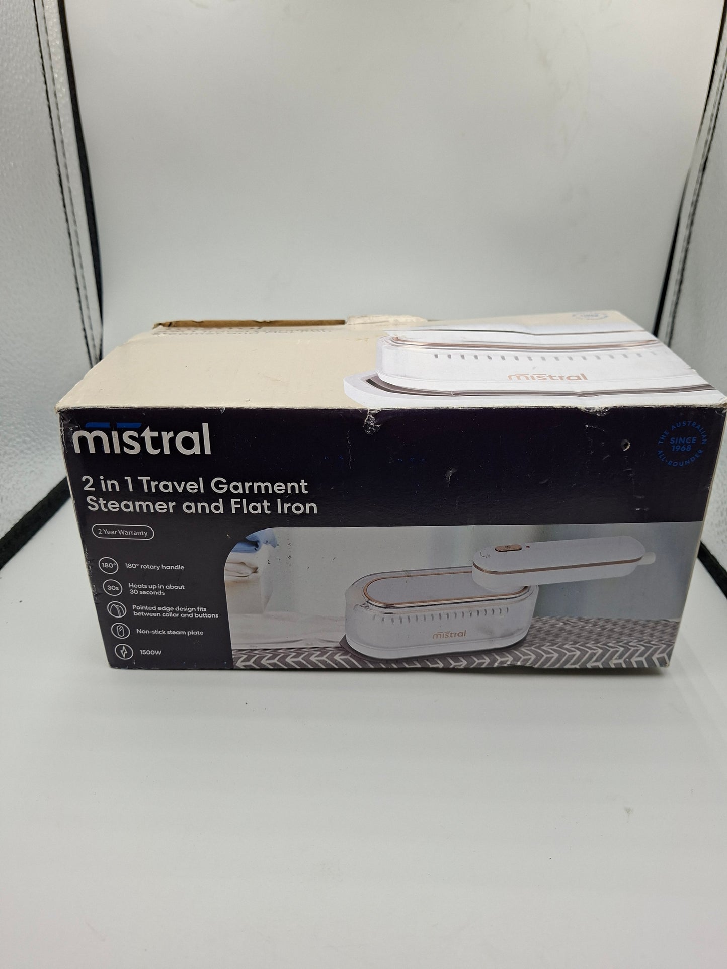 MISTRAL 2 IN 1 TRAVEL STEAMER AND IRON