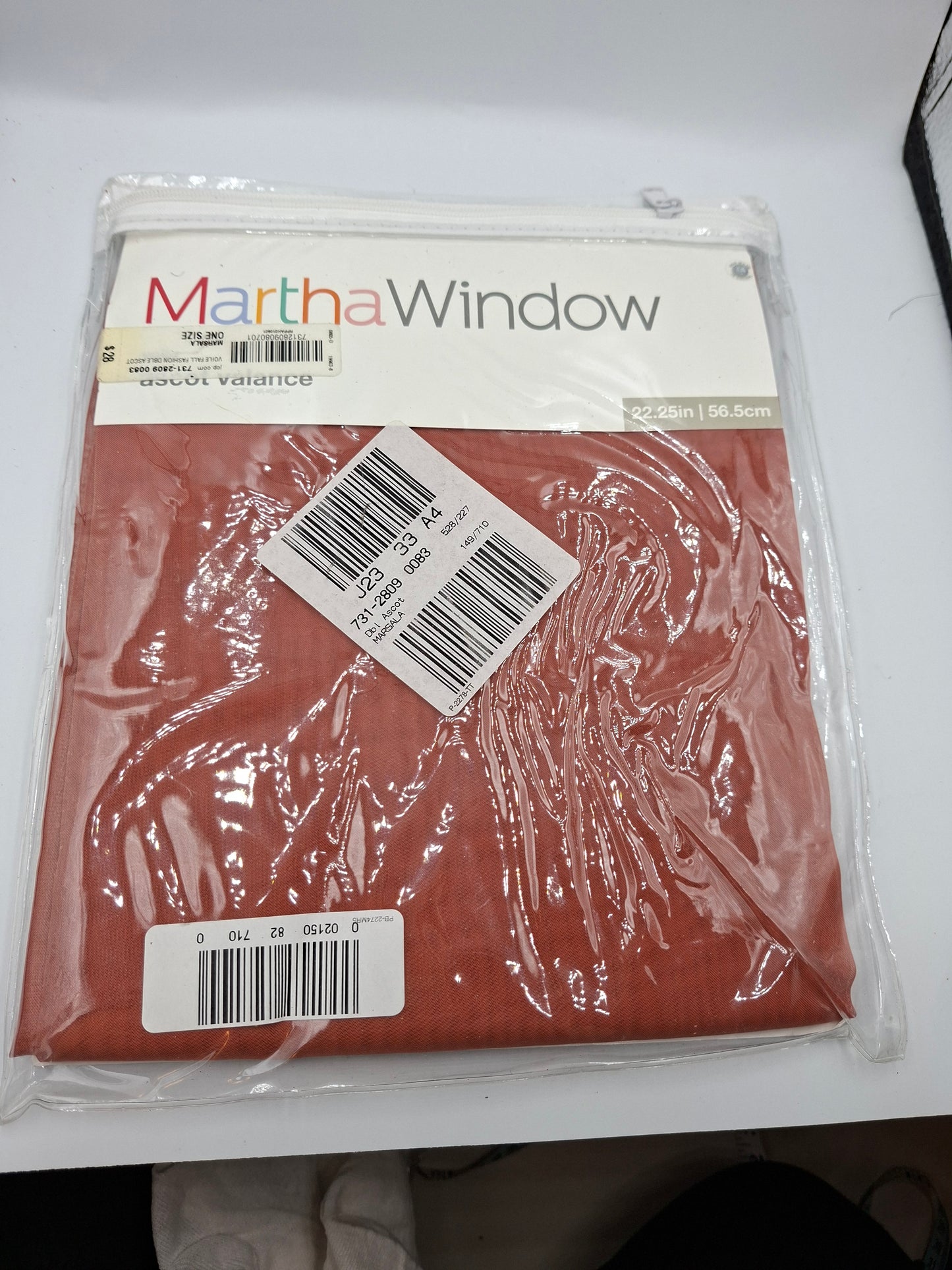 WINDOW ASCOT VALANCE