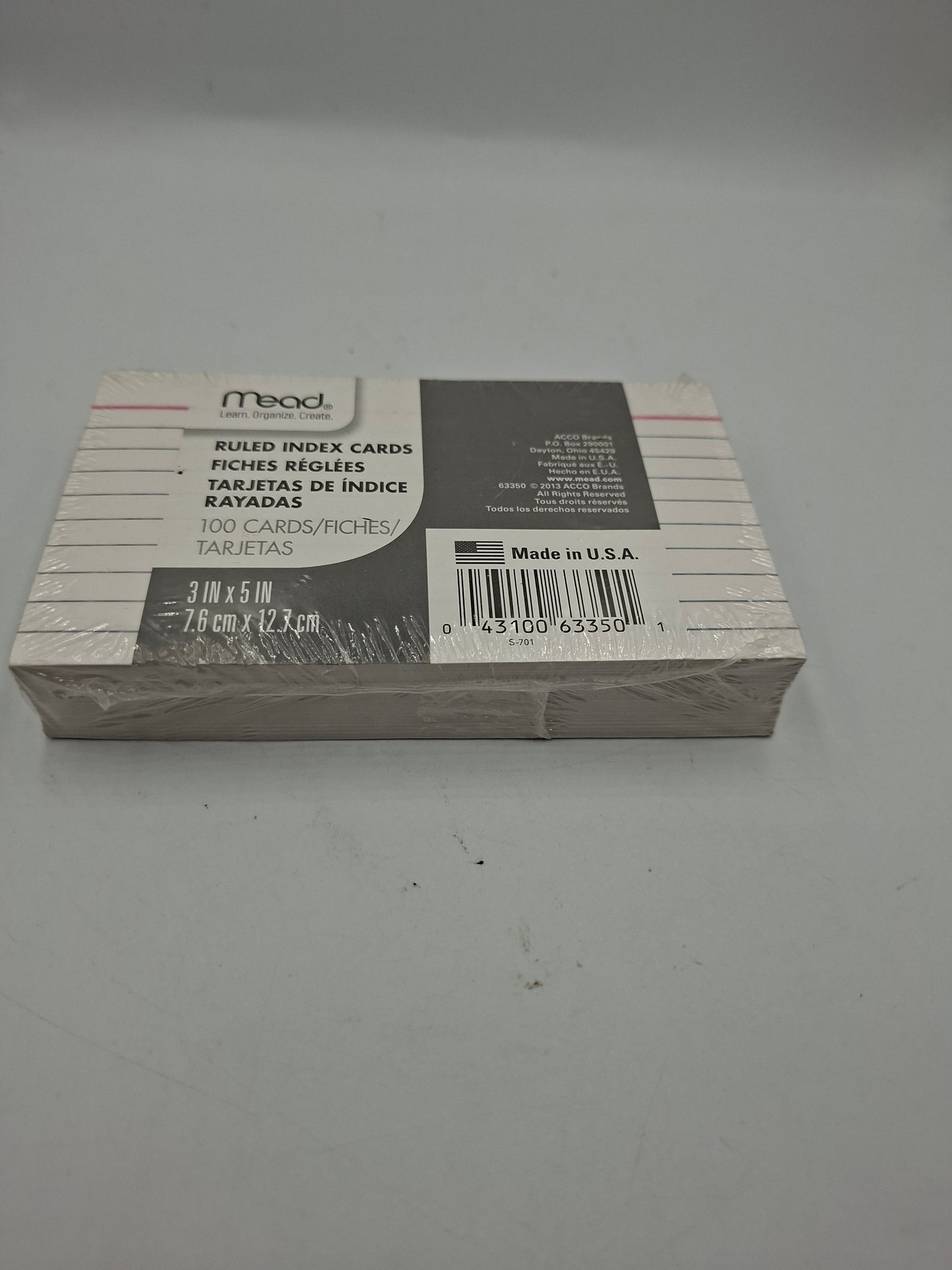 INDEX CARDS