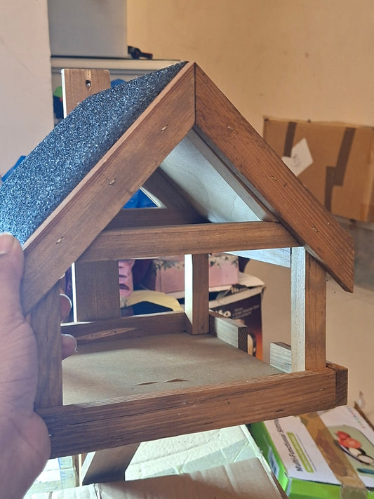 WOODEN BIRD HOUSE