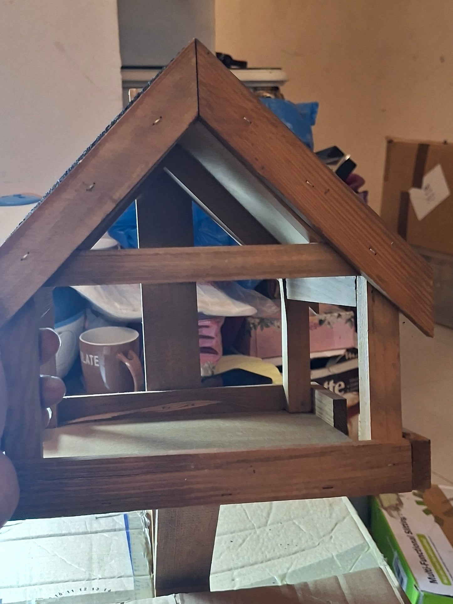 WOODEN BIRD HOUSE
