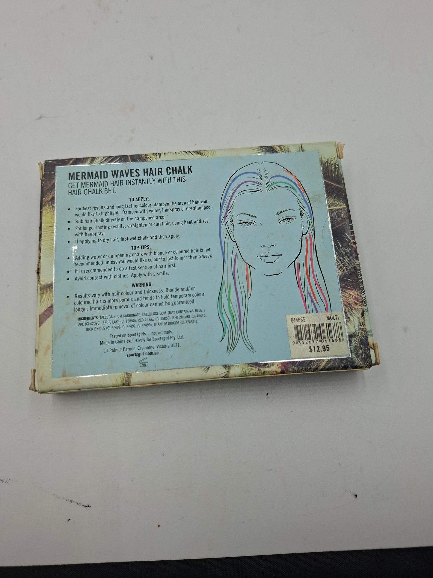 HAIR CHALKS SLIGHTLY USED