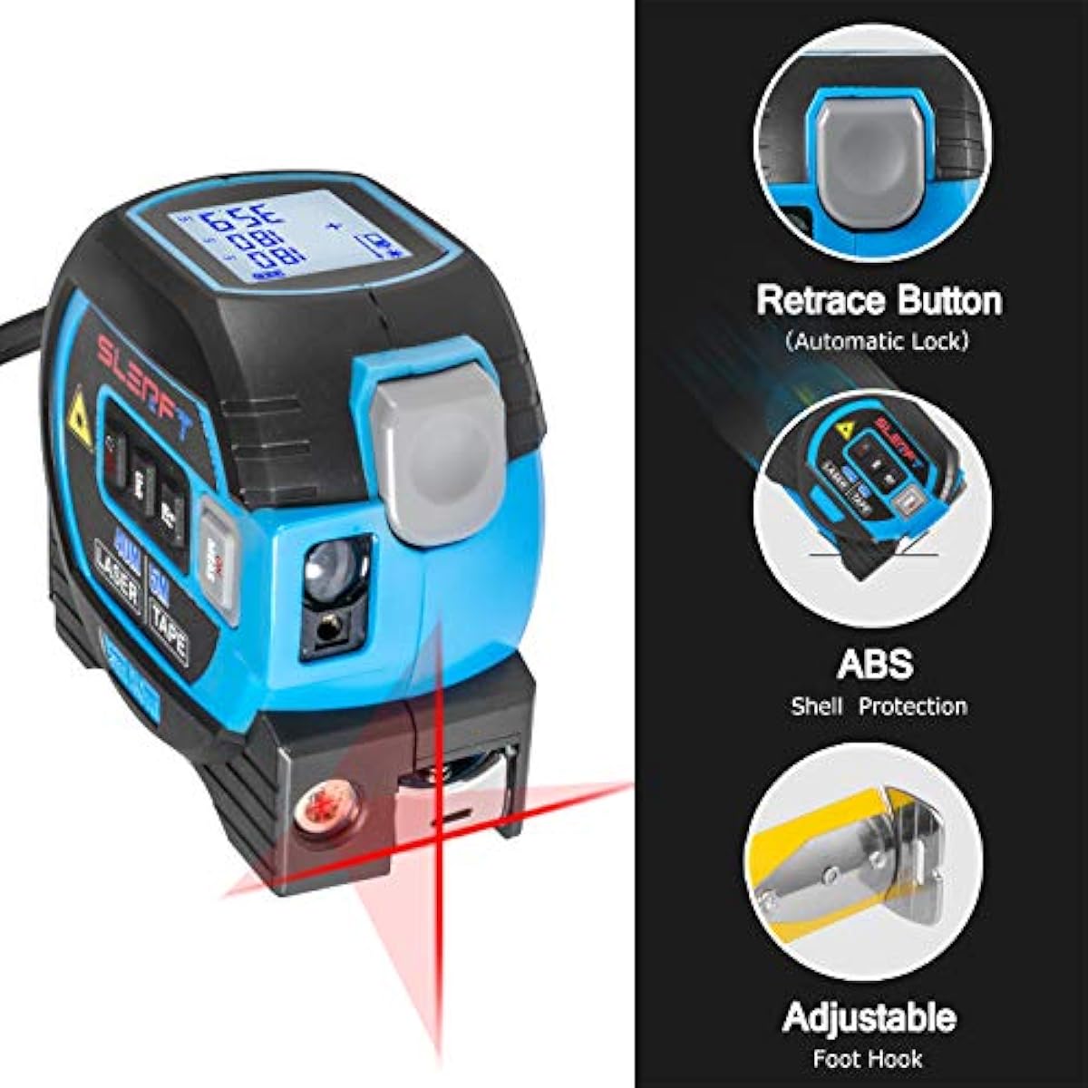 Laser Tape Measure Cross Laser Line