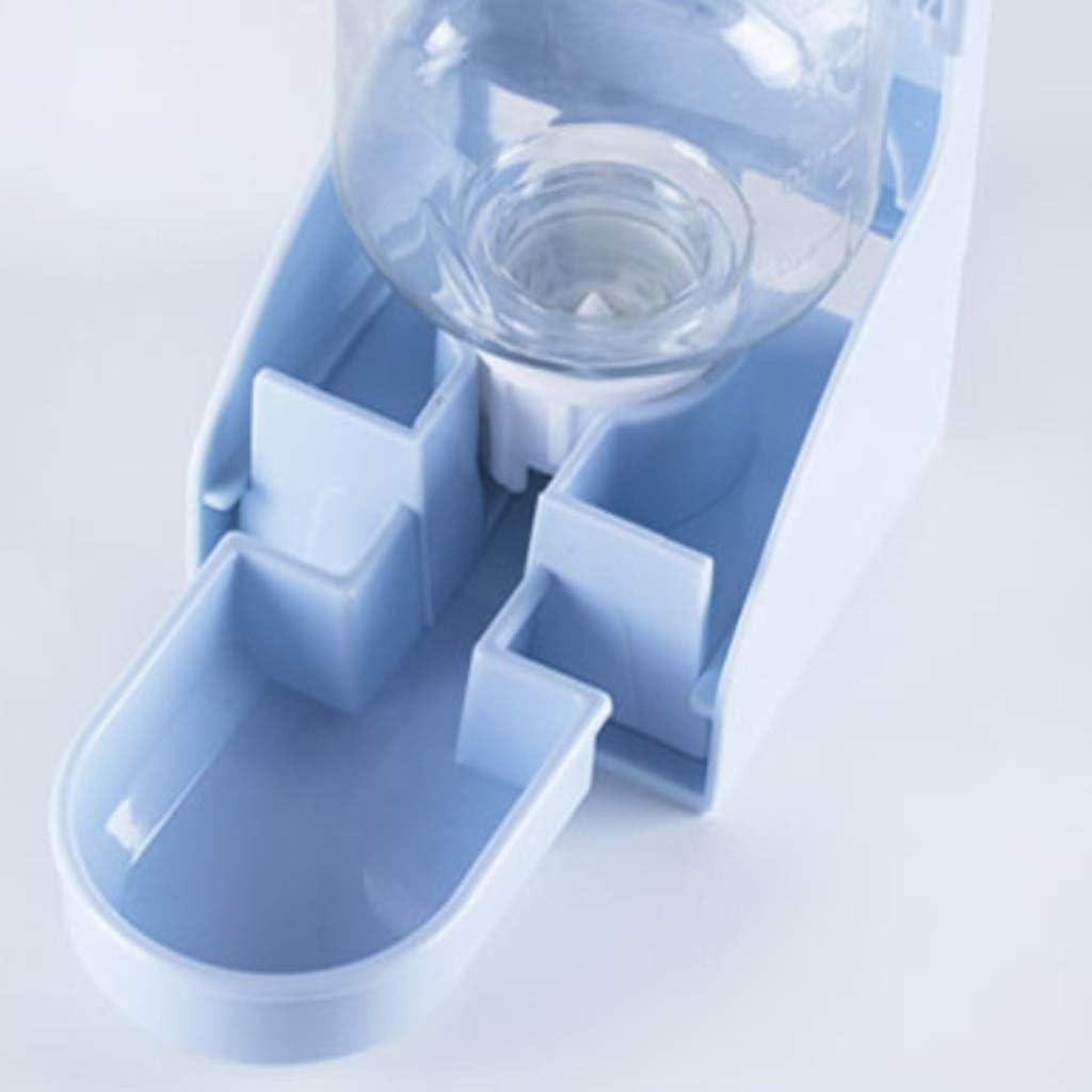 Blue Hanging Water Dispenser, NonWet Mouth Hanging Water Bottle, Automatic Drinking Water Feeder, Pet Supplies