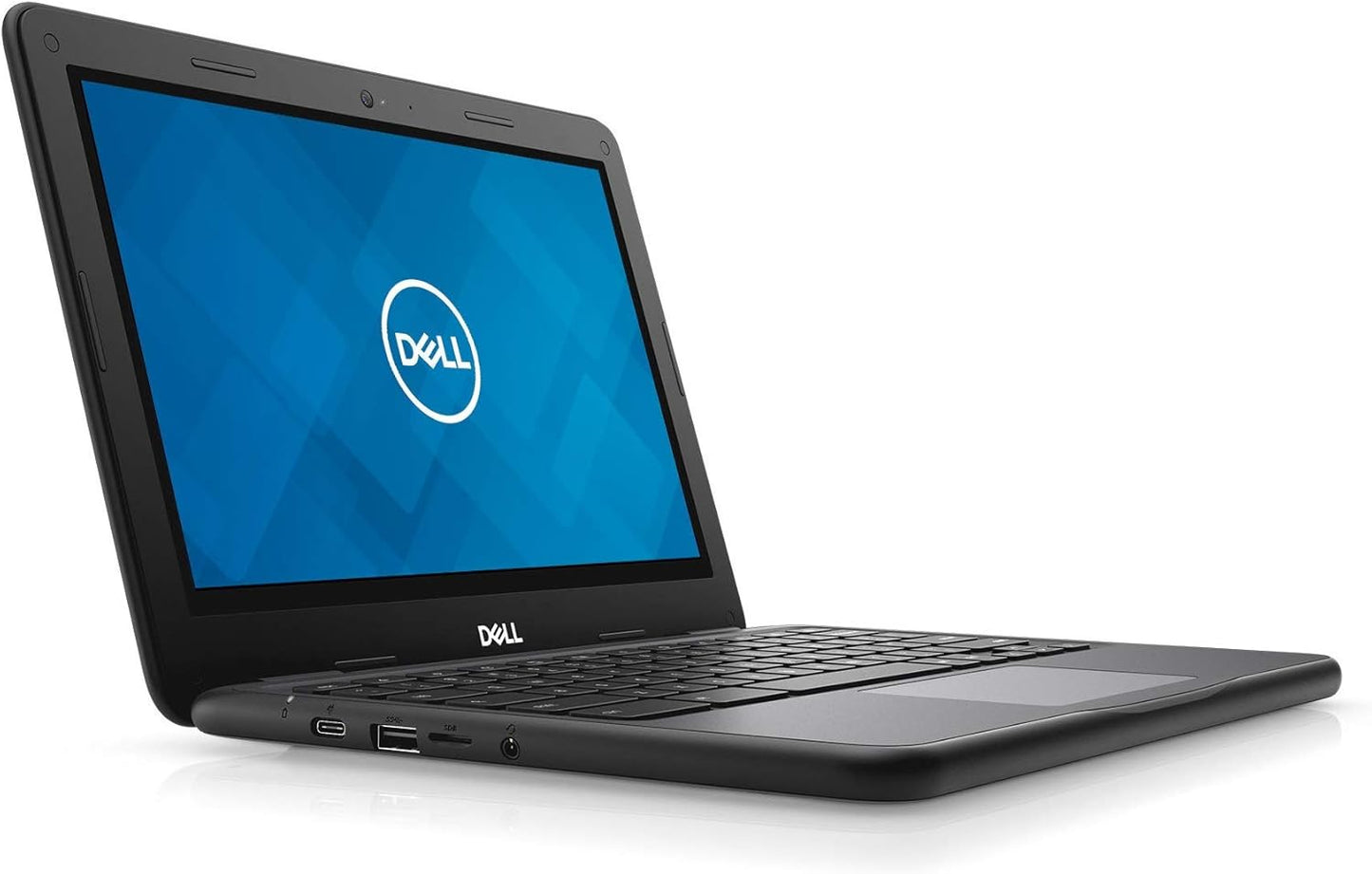 Dell Chromebook 11-5190 2-in-1 Convertible Notebook, 11.6" Touchscreen, Intel Celeron N3350 Processor, 32GB eMMC Storage, 4GB DDR4, Wi-Fi + Bluetooth, Chrome OS - Renewed