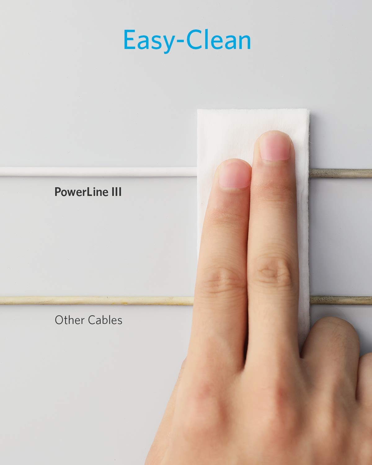 Anker PowerLine III USB C to USB C Cable, 60W Fast Charging Cable, 3ft Long for iPhone 16/15, MacBook Pro/Air, iPad Pro/Air, Galaxy S24, Pixel, Switch, LG and More