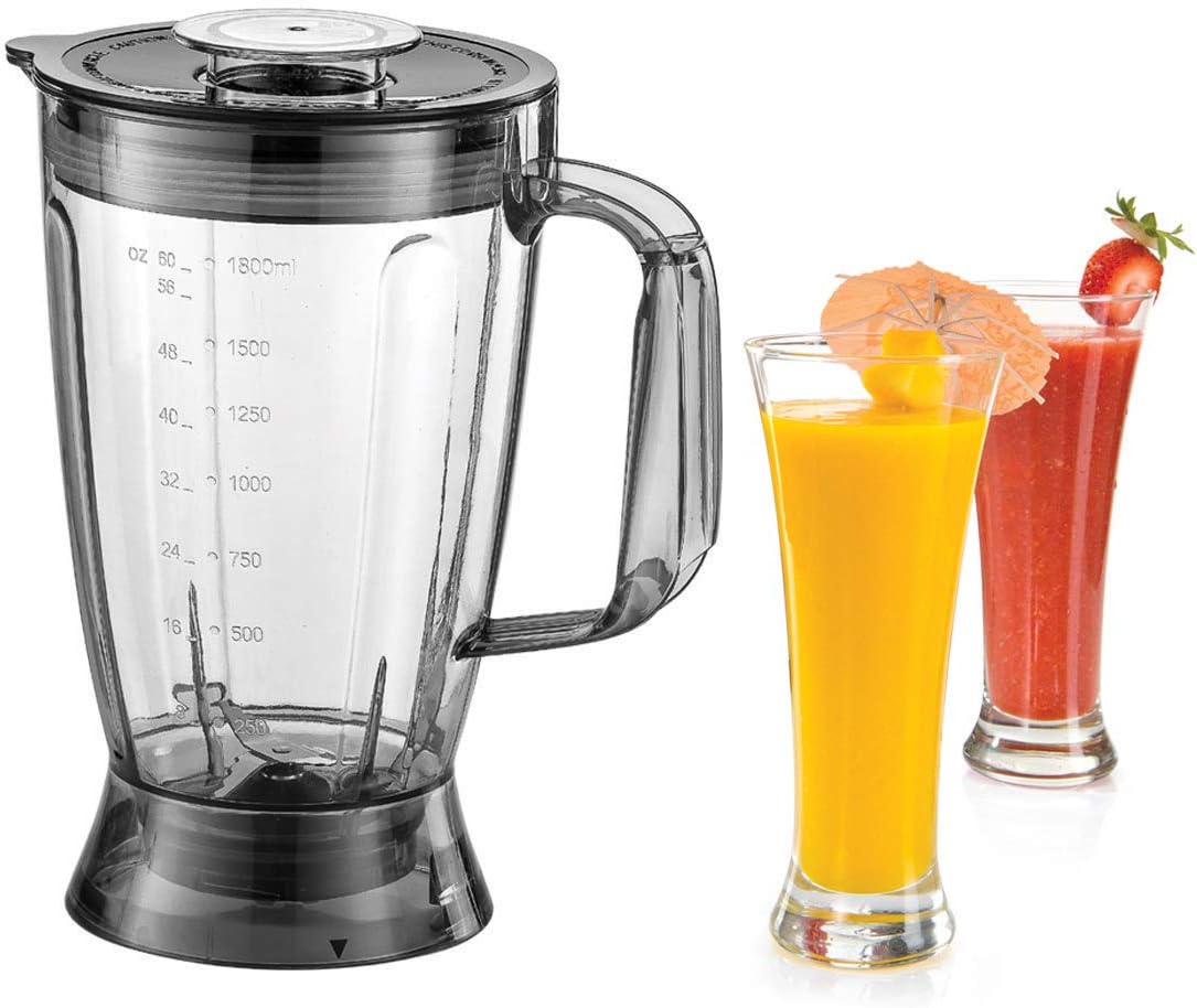 Black & Decker 600W 1.5L 4in1 Food Processor, Blender Jar And Grinder Chopper Shredder Plus 31 Extra Functions, For Easy Meal Preparations FX1050