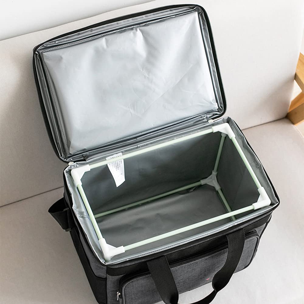 Insulated Cooler Bag Portable Leakproof Lunch Bag Box for Outdoor Camping Picnic BBQ Travel Beach