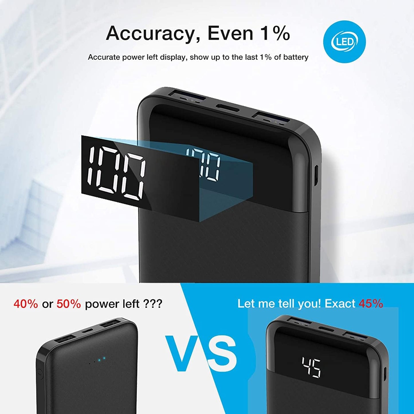 Charmast Power Bank Quick Charge 10400 mah