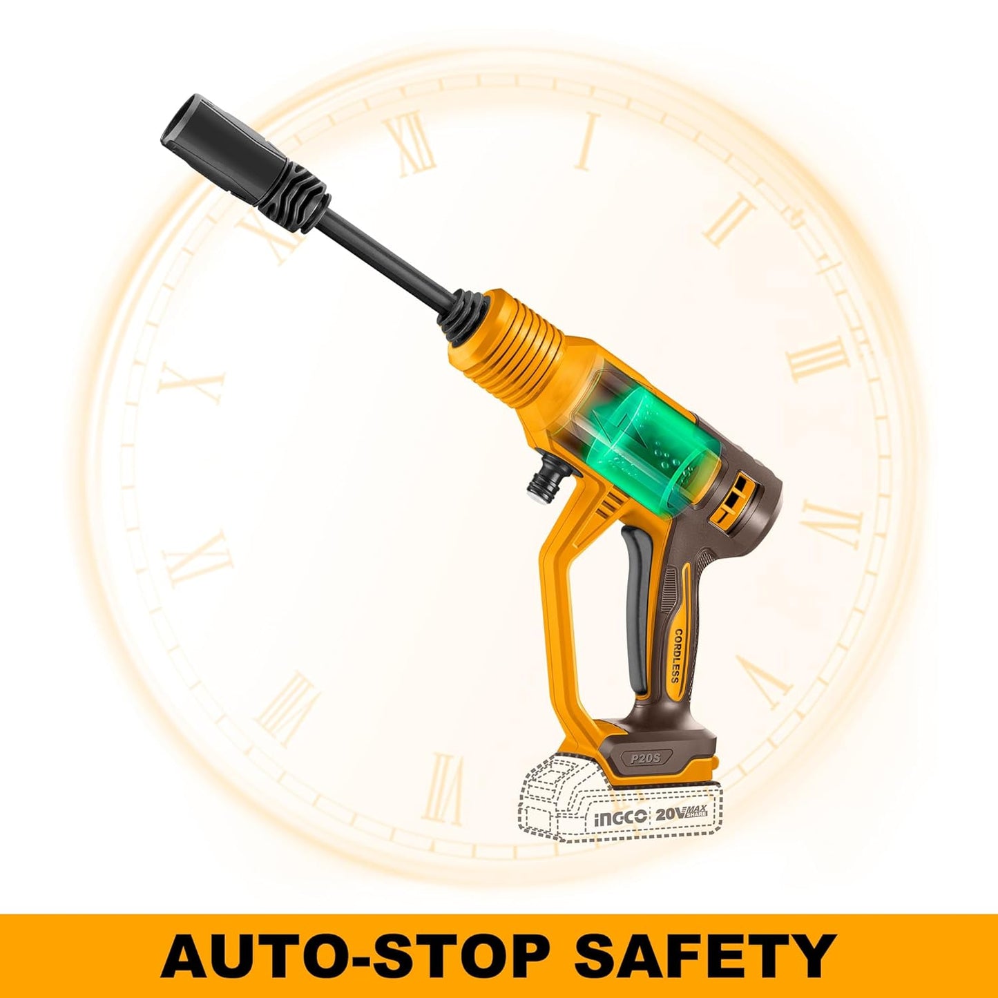 INGCO Cordless Pressure Washer