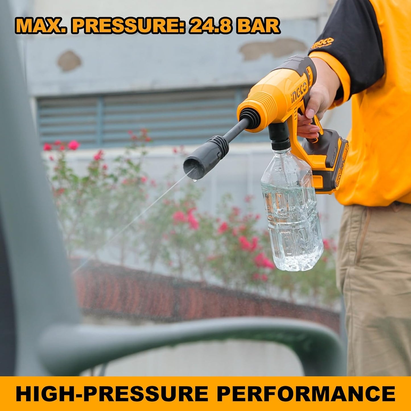 INGCO Cordless Pressure Washer