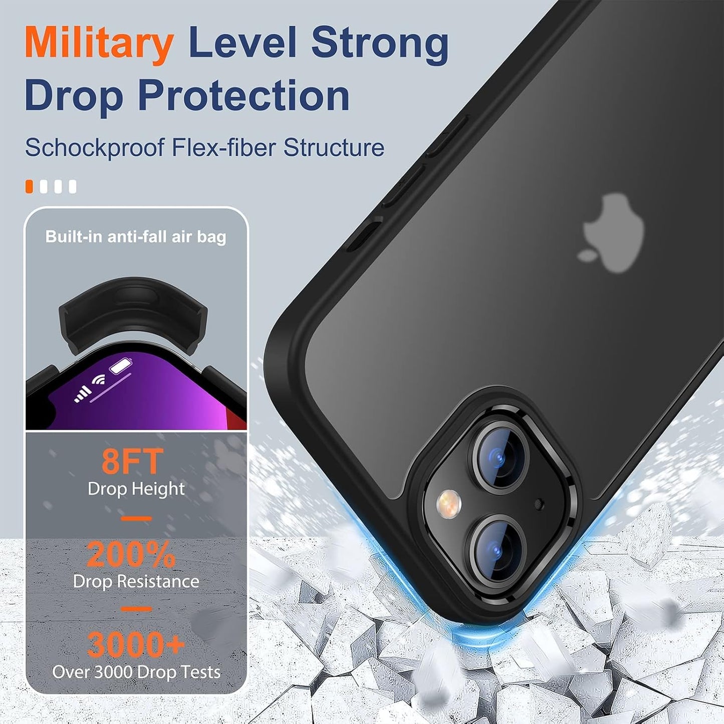 UNIQUEME 5 in 1 Iphone 13 mini Back Cover
