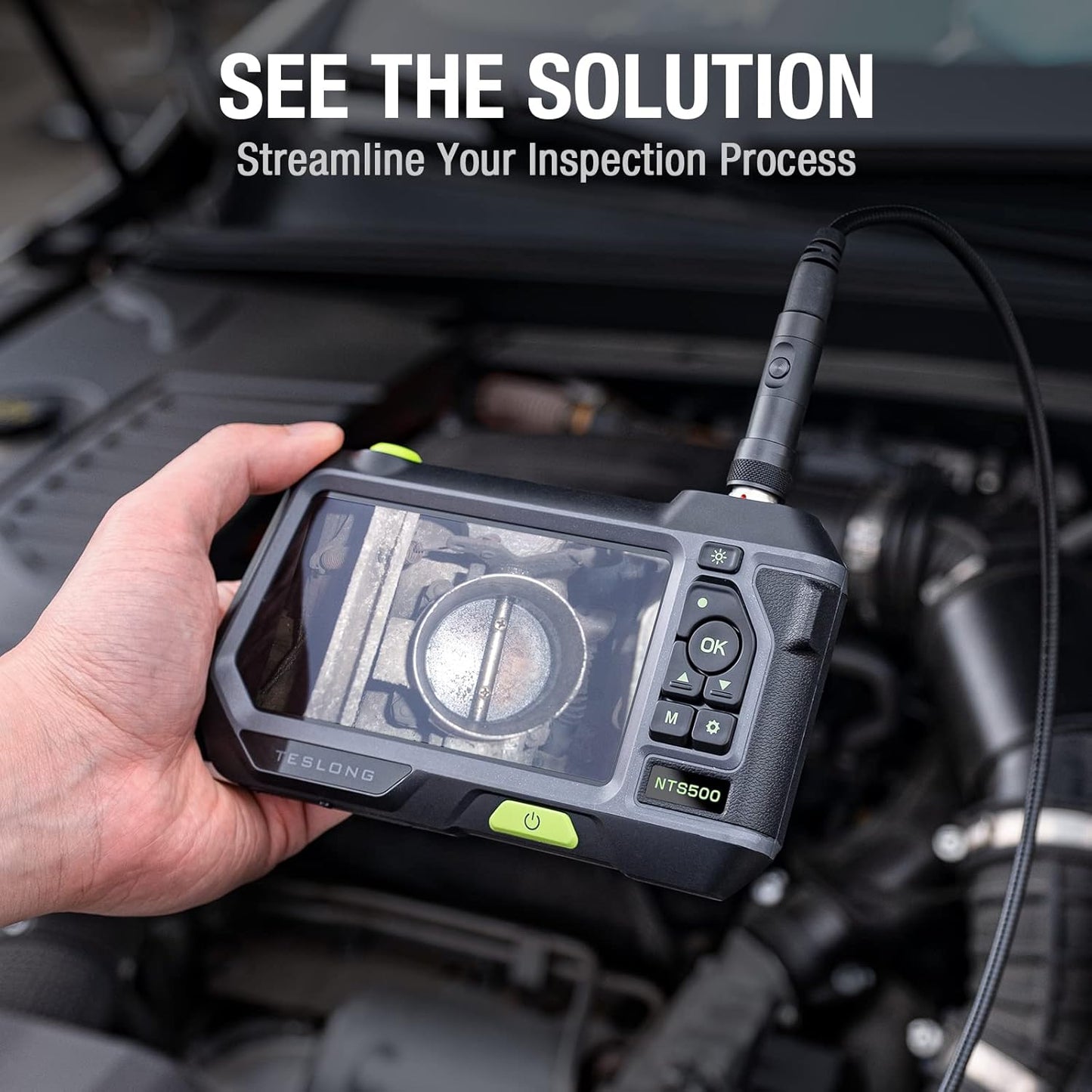 TESLONG NTS500 Industrial Waterproof Borescope Camera