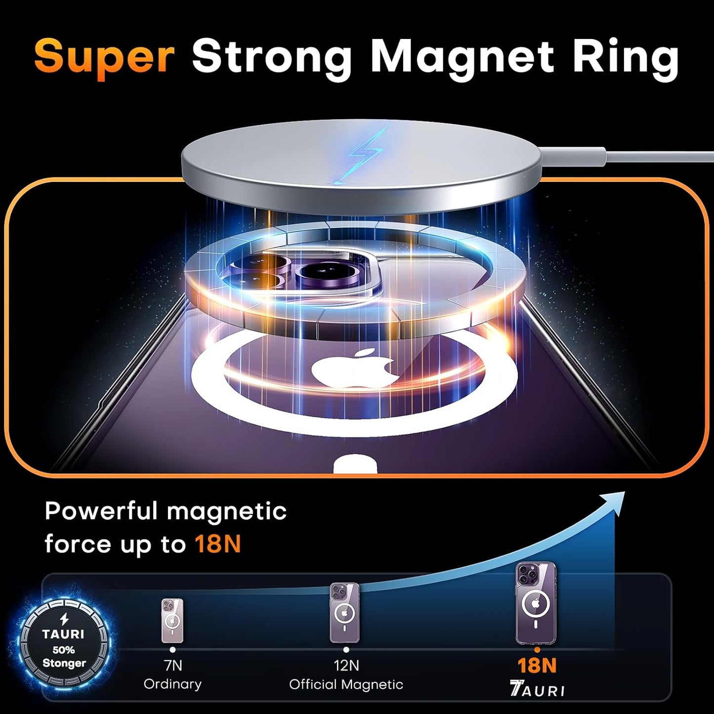 TAURI 3 in 1 Magnetic for iPhone 14 Pro Case