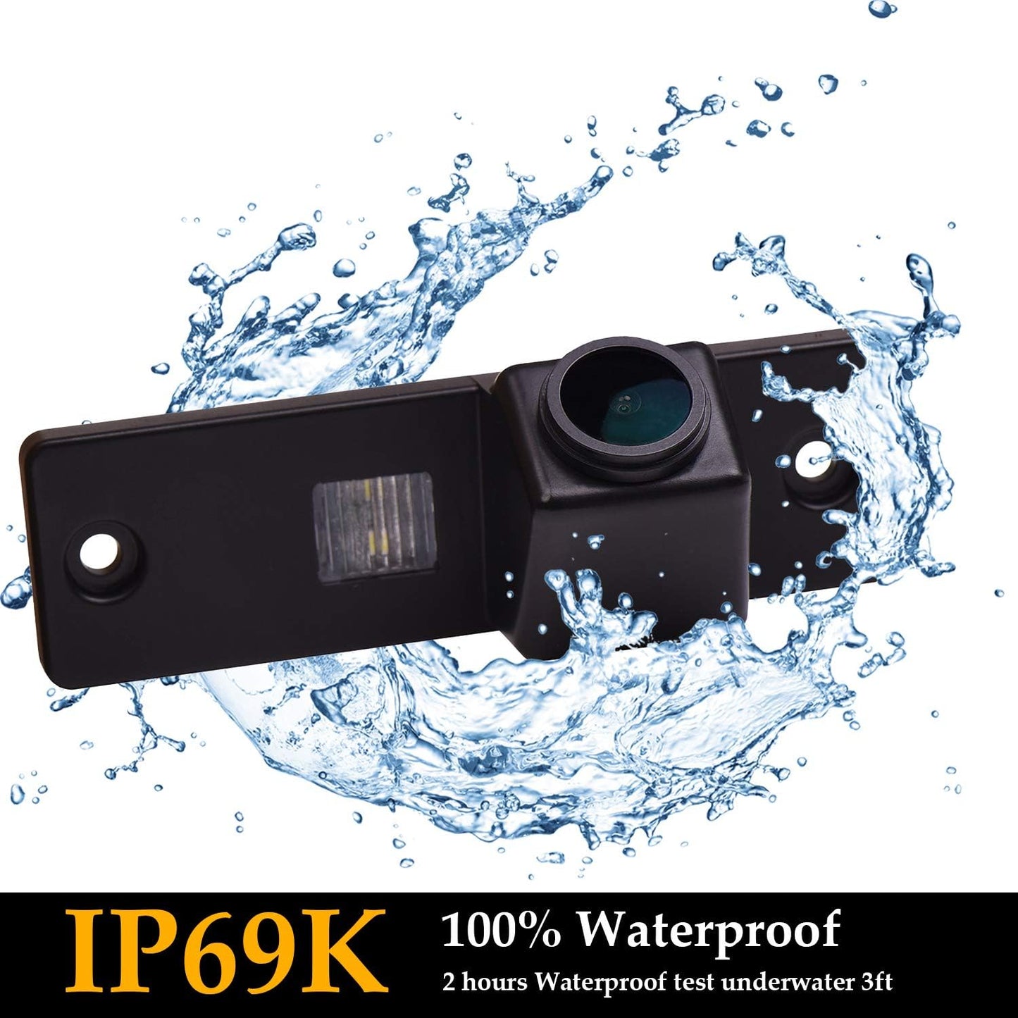 HD 1280x720p Reversing Camera Rear View Backup Camera Waterproof Night Vision for Toyota Sequoia Toyota 4Runner SW4 / Hilux Surf Toyota Fortuner SW4