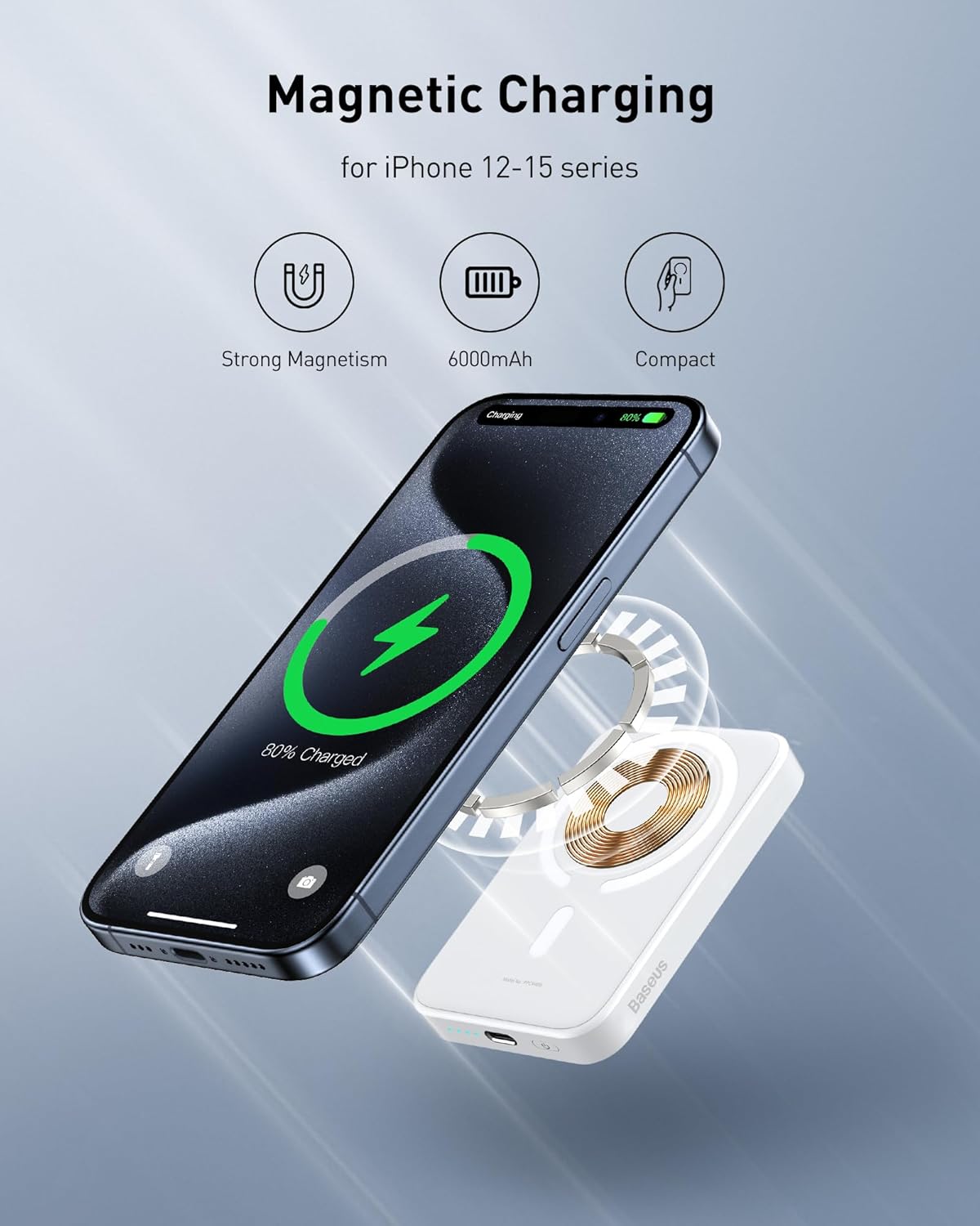Baseus Magnetic Portable Charger 20W 10000mAh