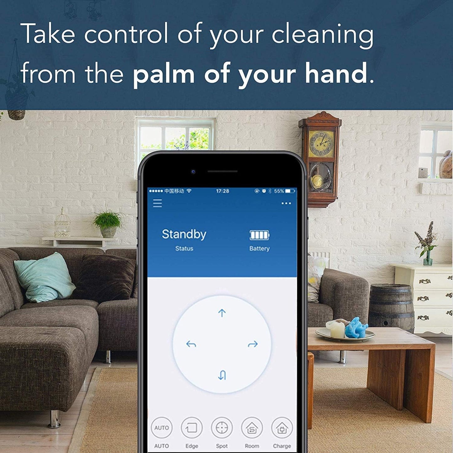 ECOVACS DEEBOT N79W Robot Vacuum Cleaner (White) with Max Power Suction, Alexa Connectivity, App Controls, Self-Charging, for Hard Surface Floors & Thin Carpets (Renewed)