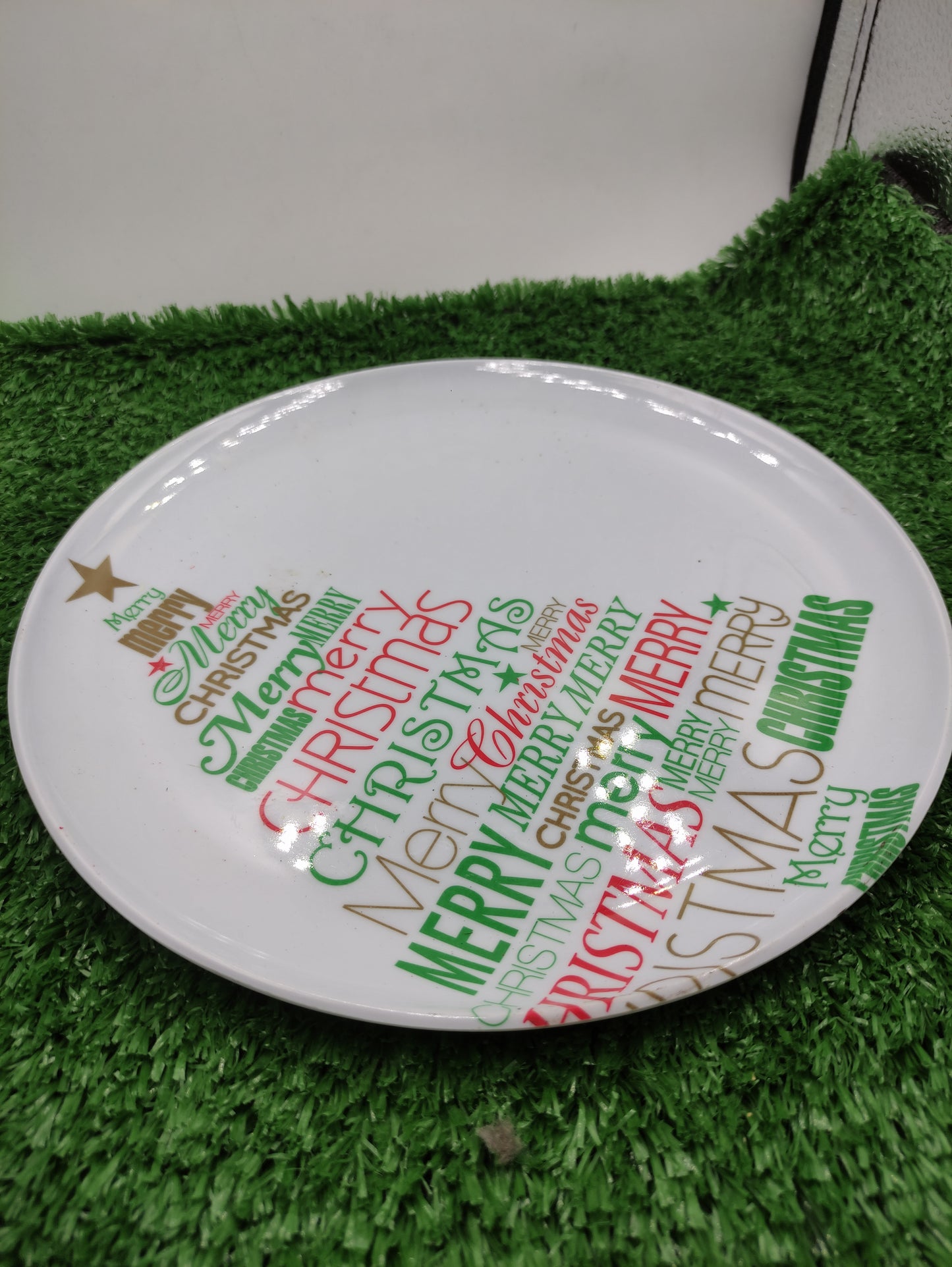 MERRY CHRISTMAS KID PLATE