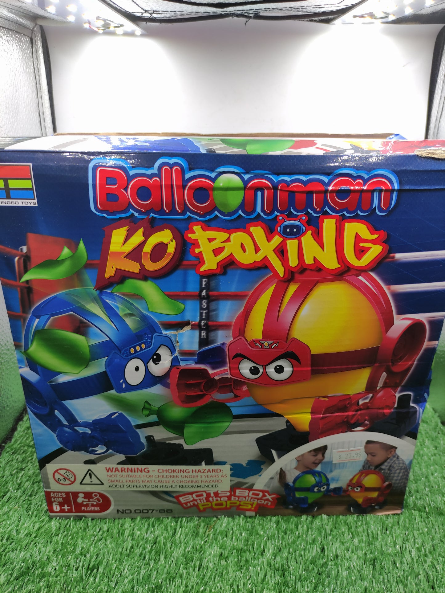 FUNNY BOXING BALLOON BOARD GAME TOY