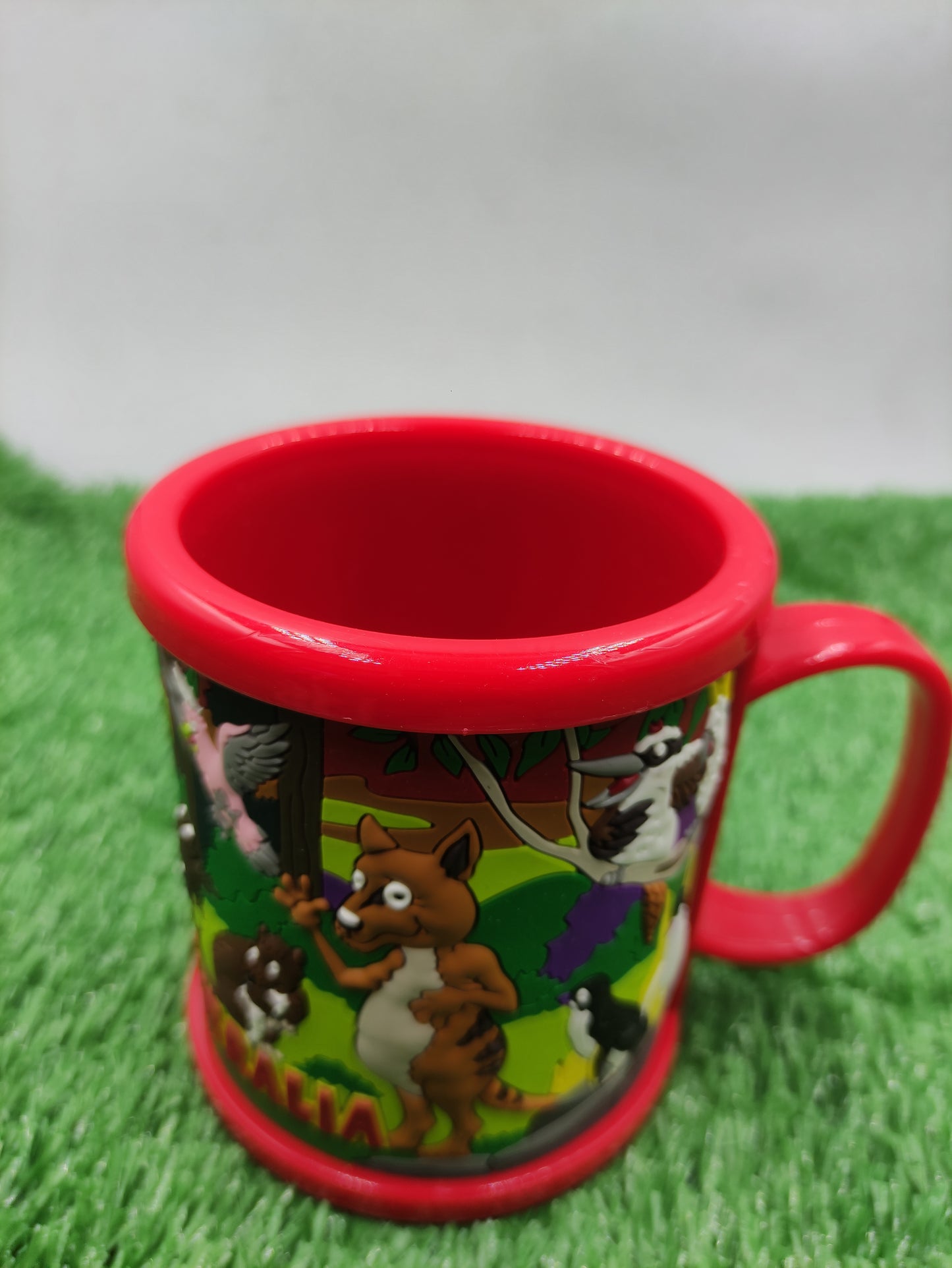 PLASTIC KIDS MUG 3D CARTOON