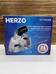 Herzo 4/5 In Universal Dust Control Attachment For Grinders GT119125B