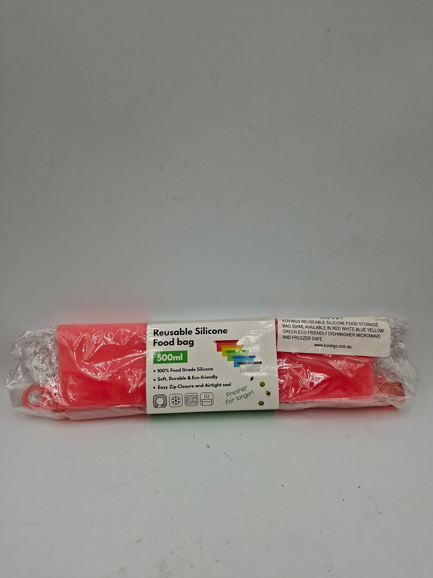 Reusable silicone food bag