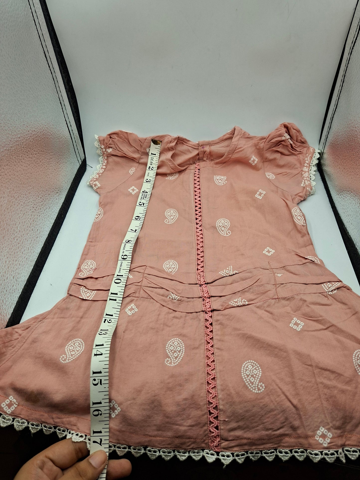 Self stitched dress 3-4 years