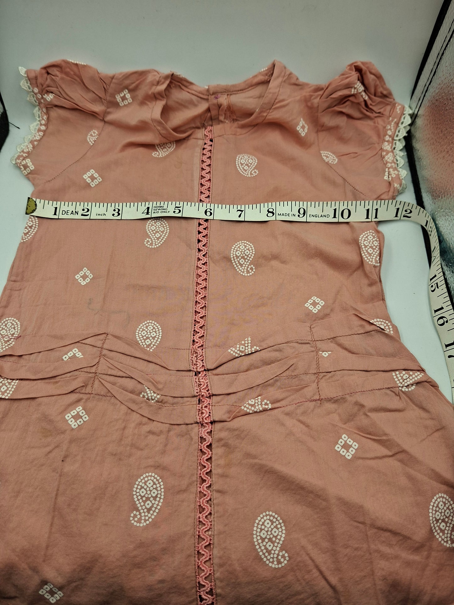 Self stitched dress 3-4 years
