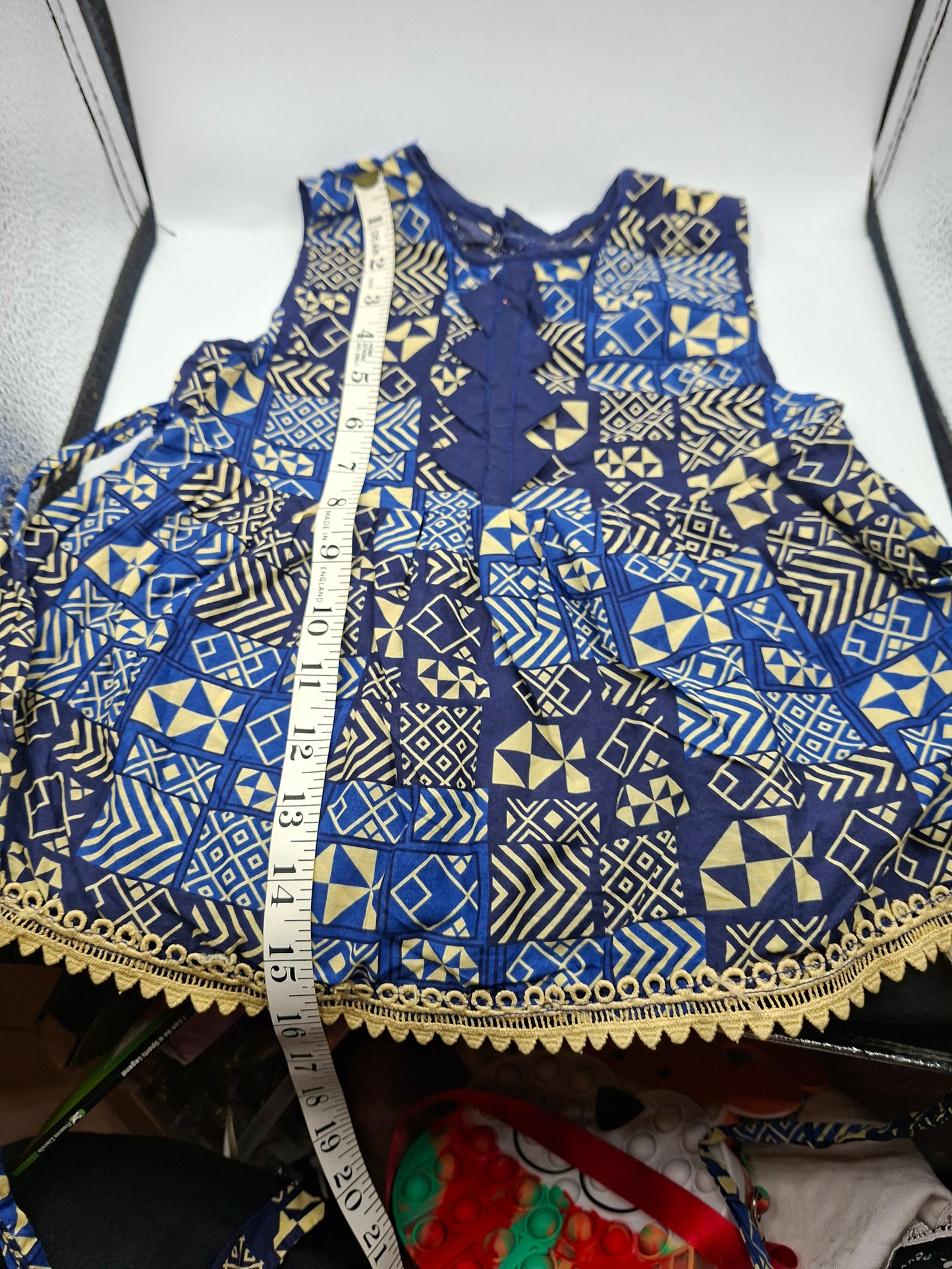 Self stitched frock 2 years