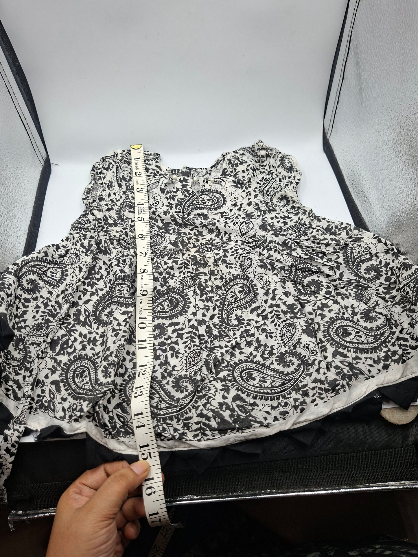 Self stitched frock 2 years