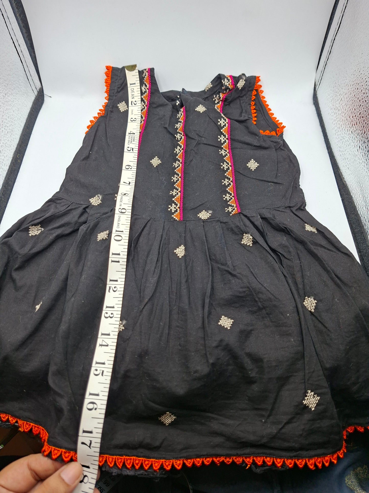 Self stitched dress 3-4 years