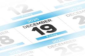 19 DECEMBER 2025