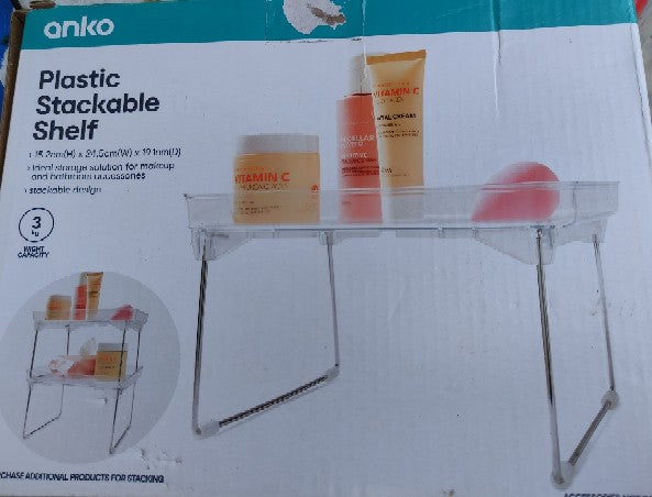 PLASTIC STACKABLE SHELF