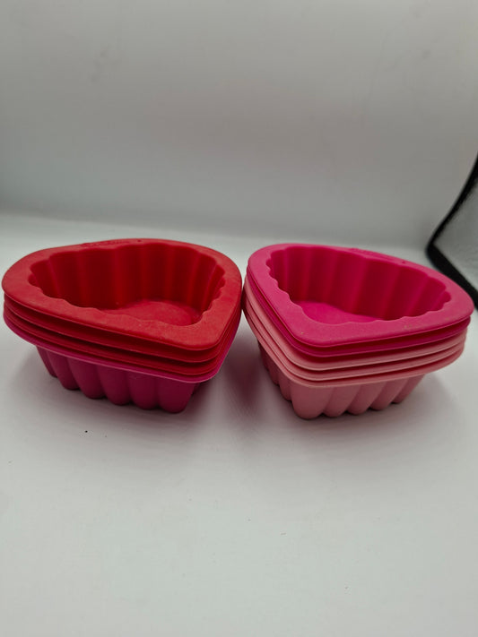 HEART SHAPE SILICON MOLDS 9PCS