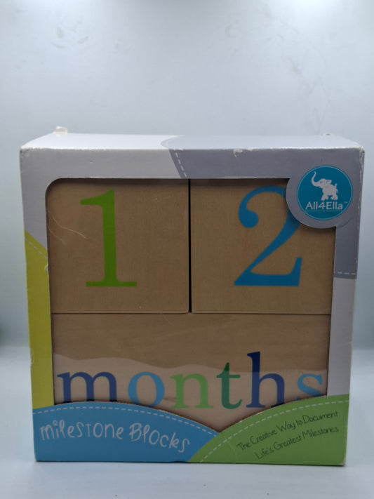 MILESTONE WOODEN BLOCKS