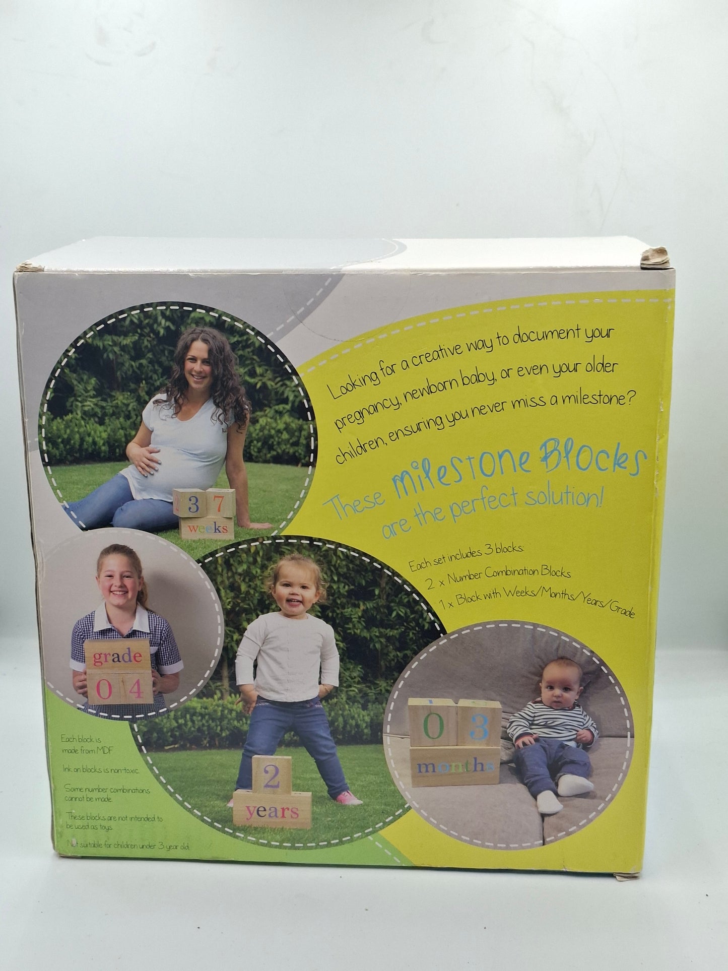 MILESTONE WOODEN BLOCKS