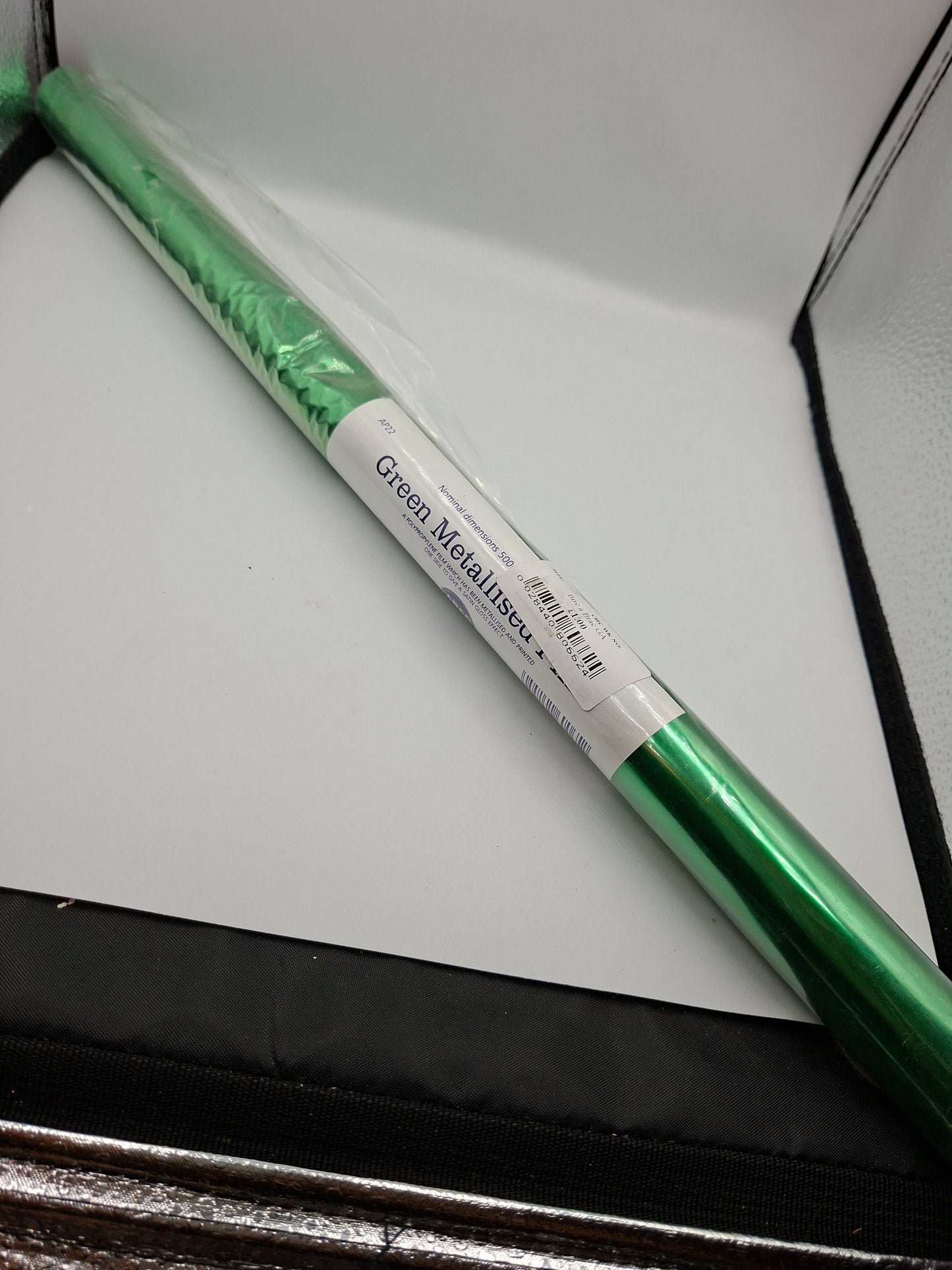 GREEN METALISED PAPER ROLL