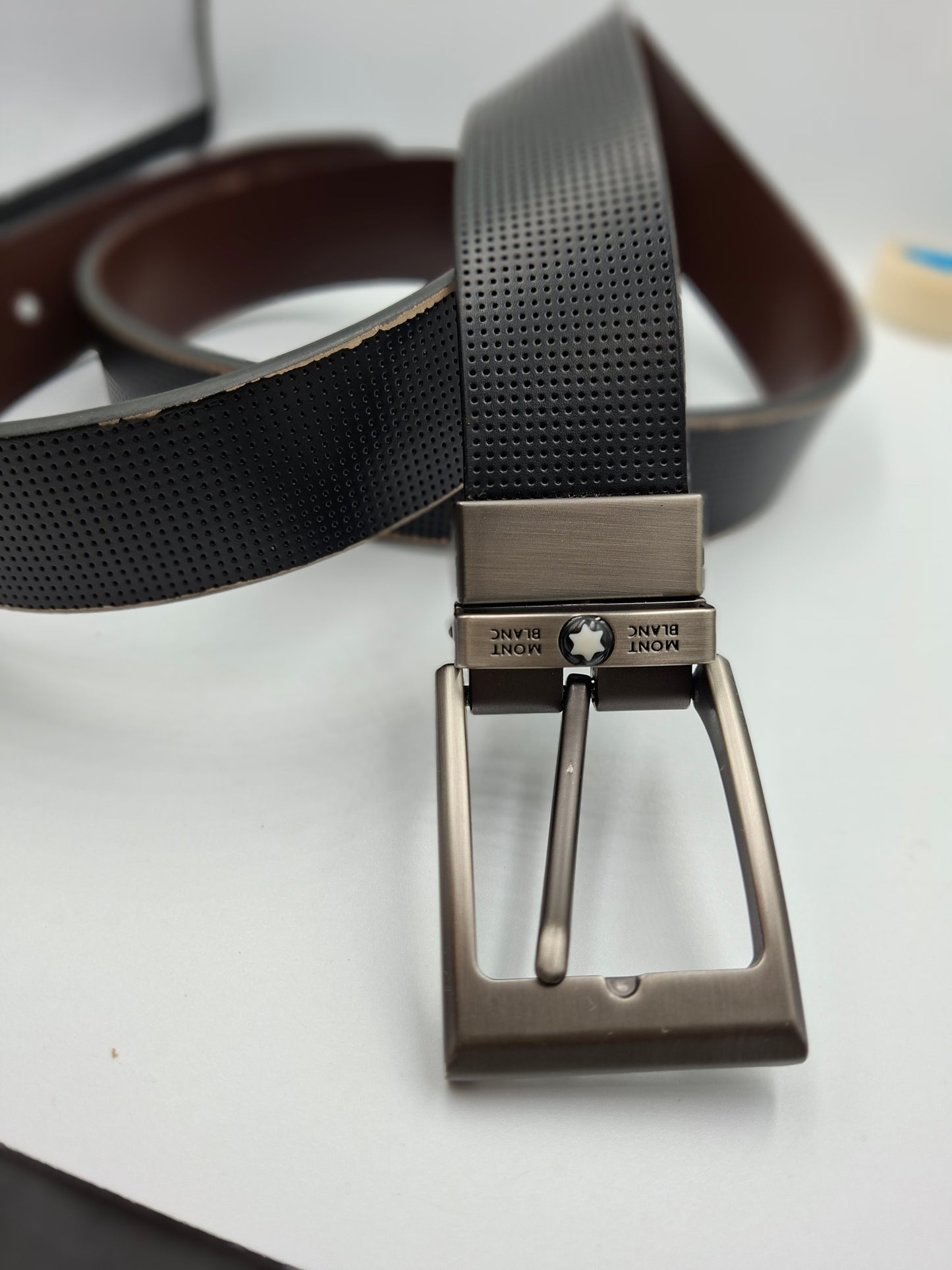 MONTBLANC LEATHER BELT