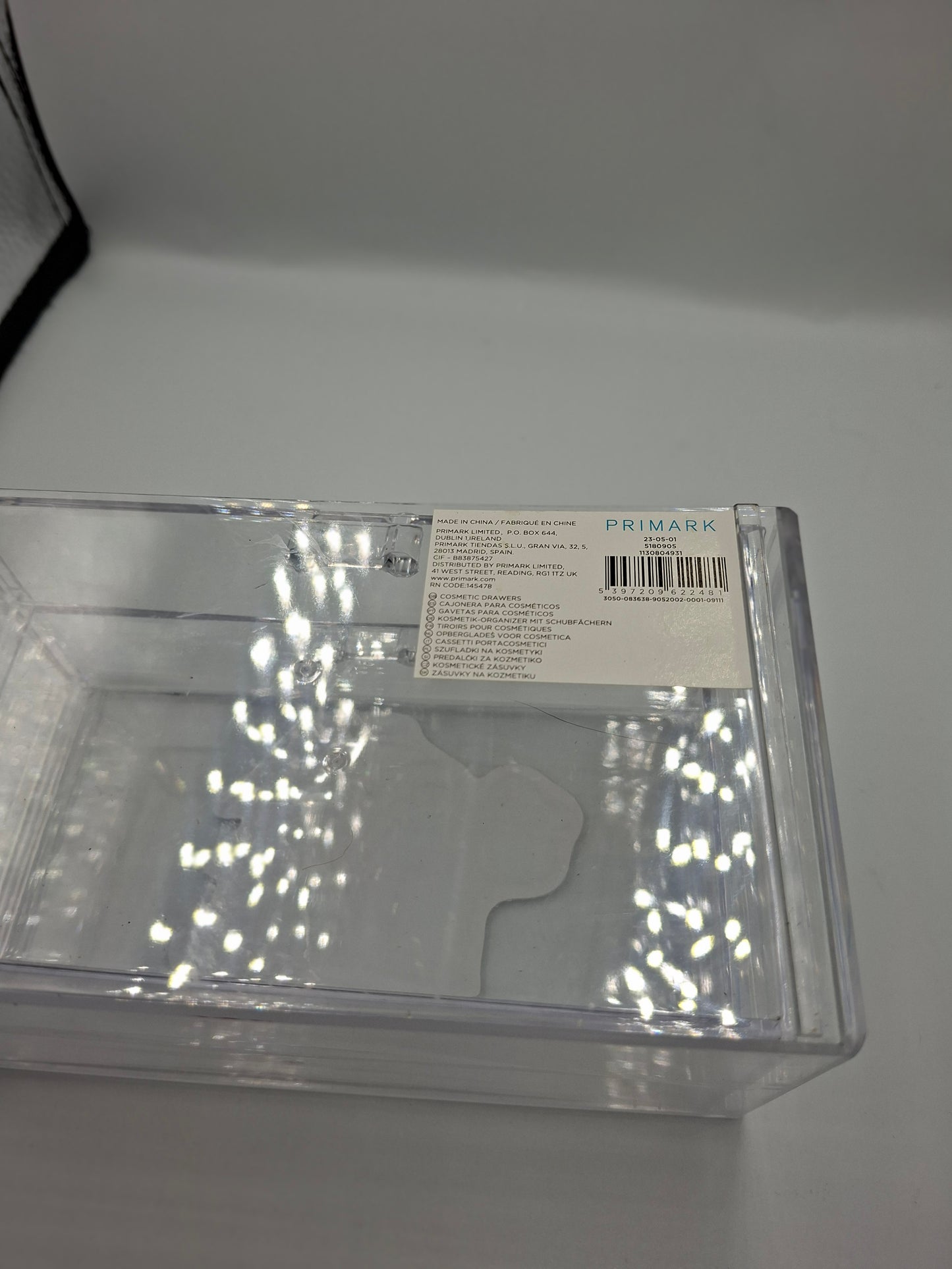 PRIMARK ACRYLIC ORGANISER