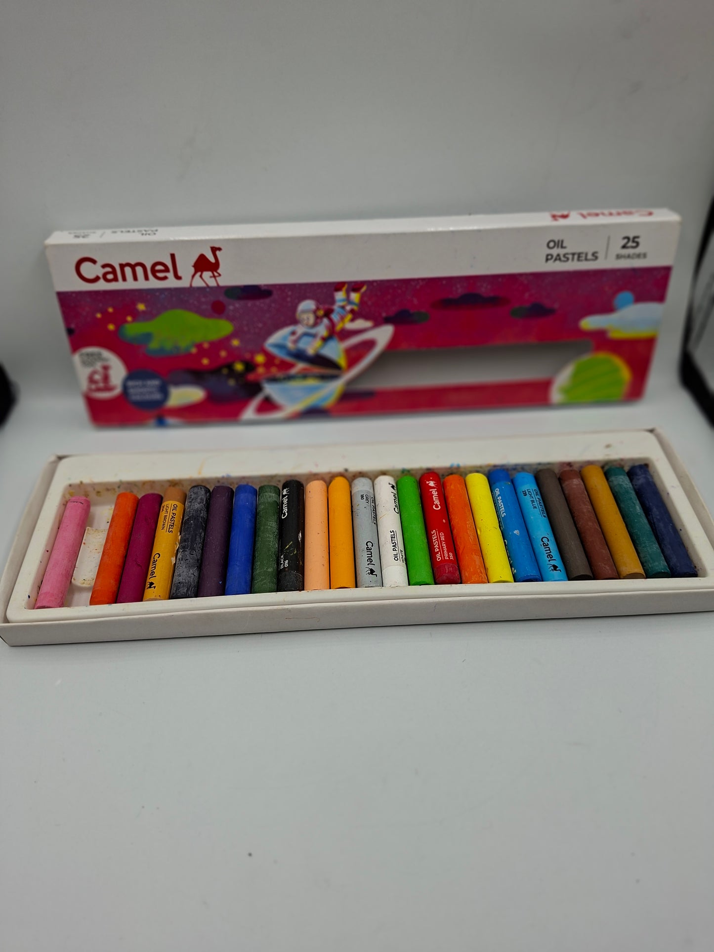 OIL PASTELS USED 24PCS