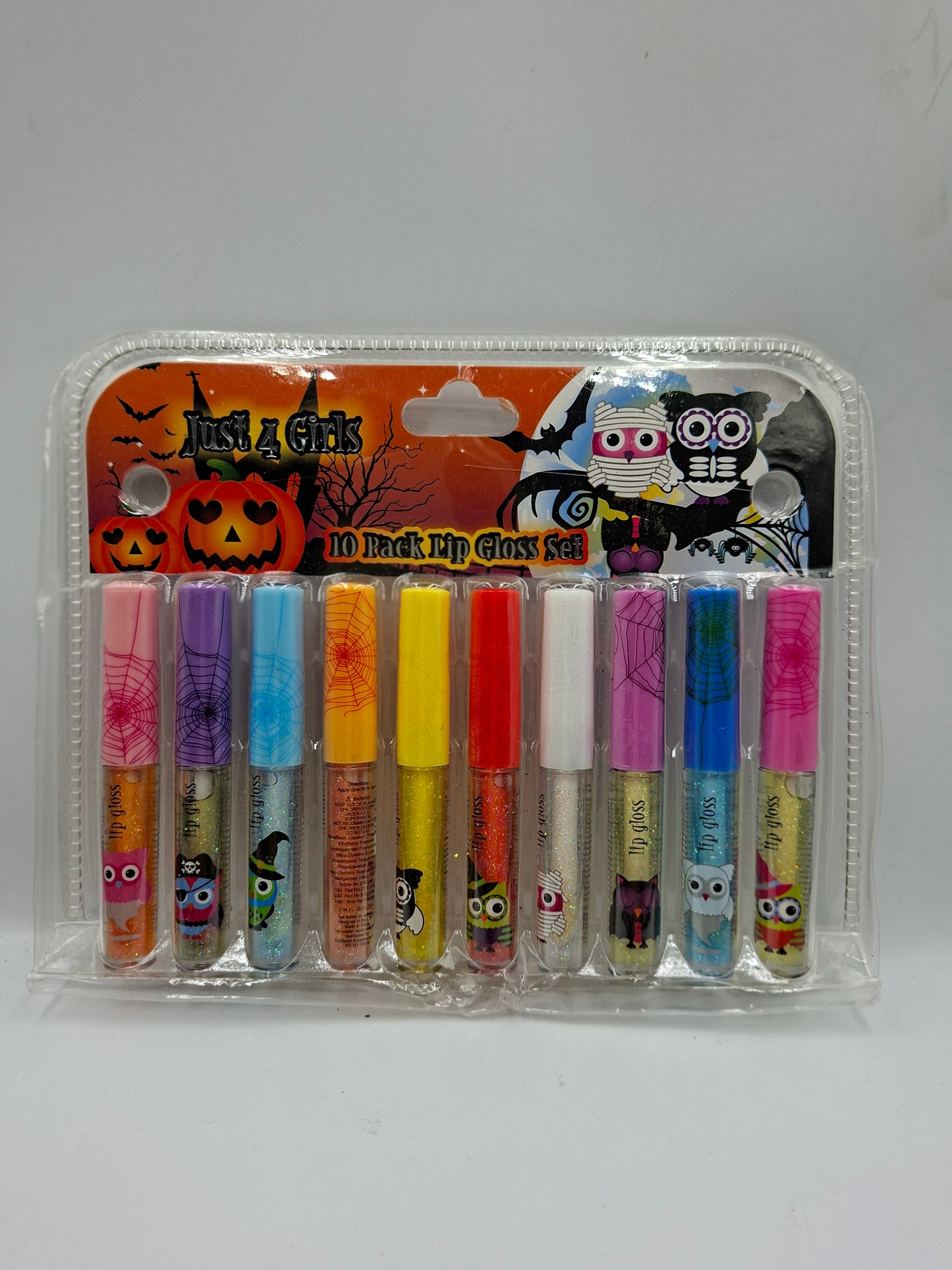10PCS KIDS LIP GLOSS SET