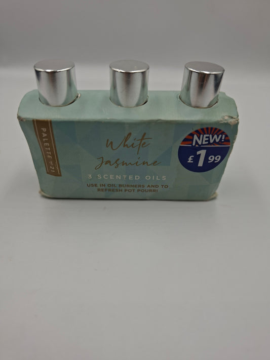WHITE JASMINE 3 SCENTED OILS