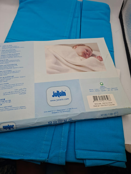 CRIB SHEET AND PILLOW COVER