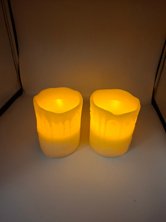 BATTERY CANDLES PAIR