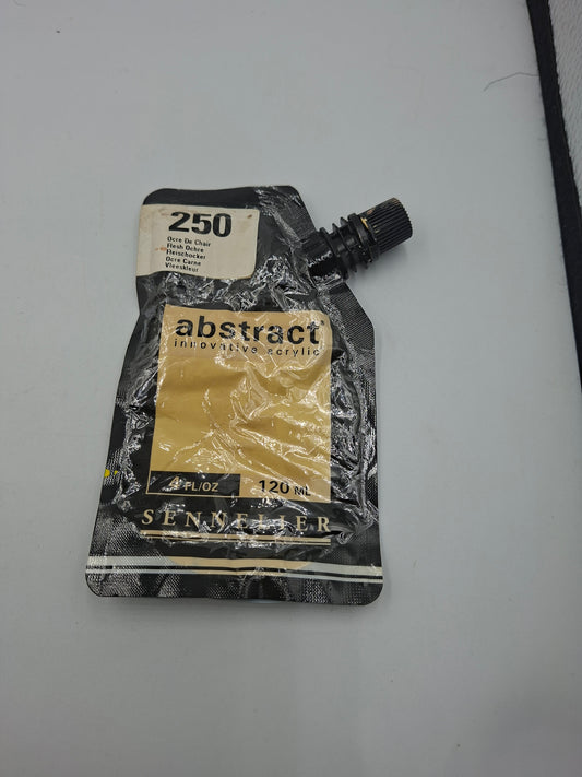 ACRYLIC PAINT POUCH USED