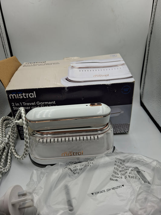 MISTRAL 2 IN 1 TRAVEL STEAMER AND IRON