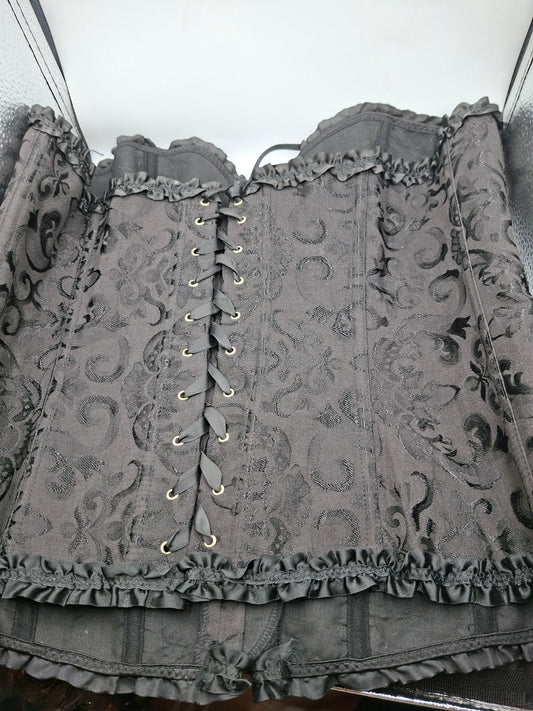 BLACK CORSET 4XL
