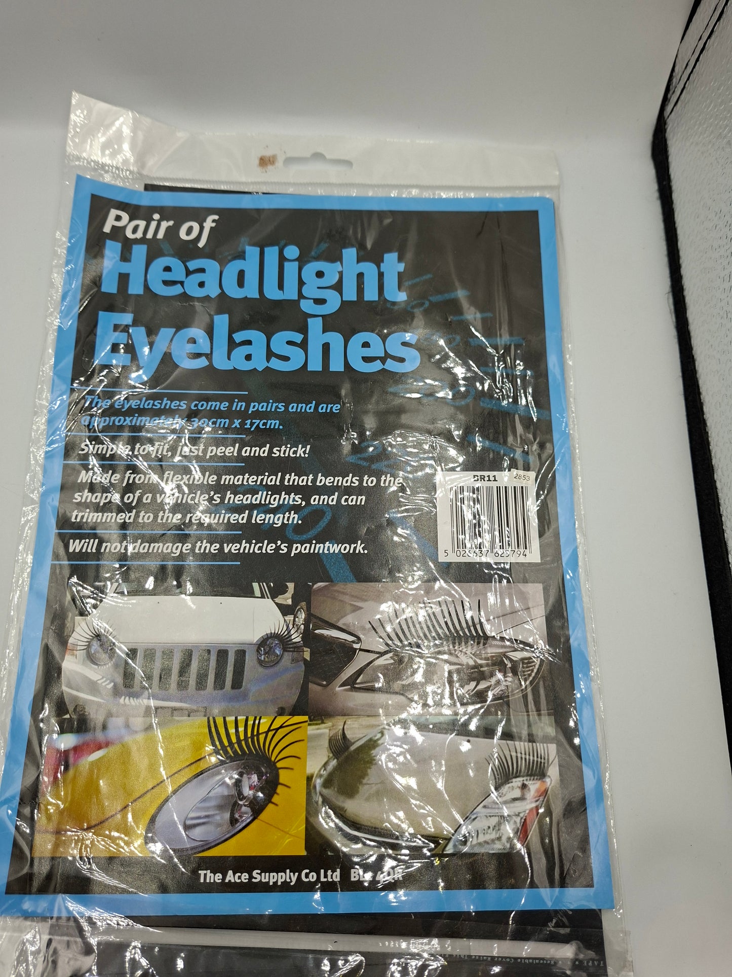 CAR HEADLIGHT EYELASHES