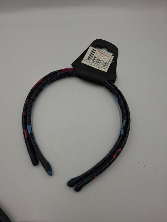 MY ACCESSORY DENIM HAIR BANDS 2PCS
